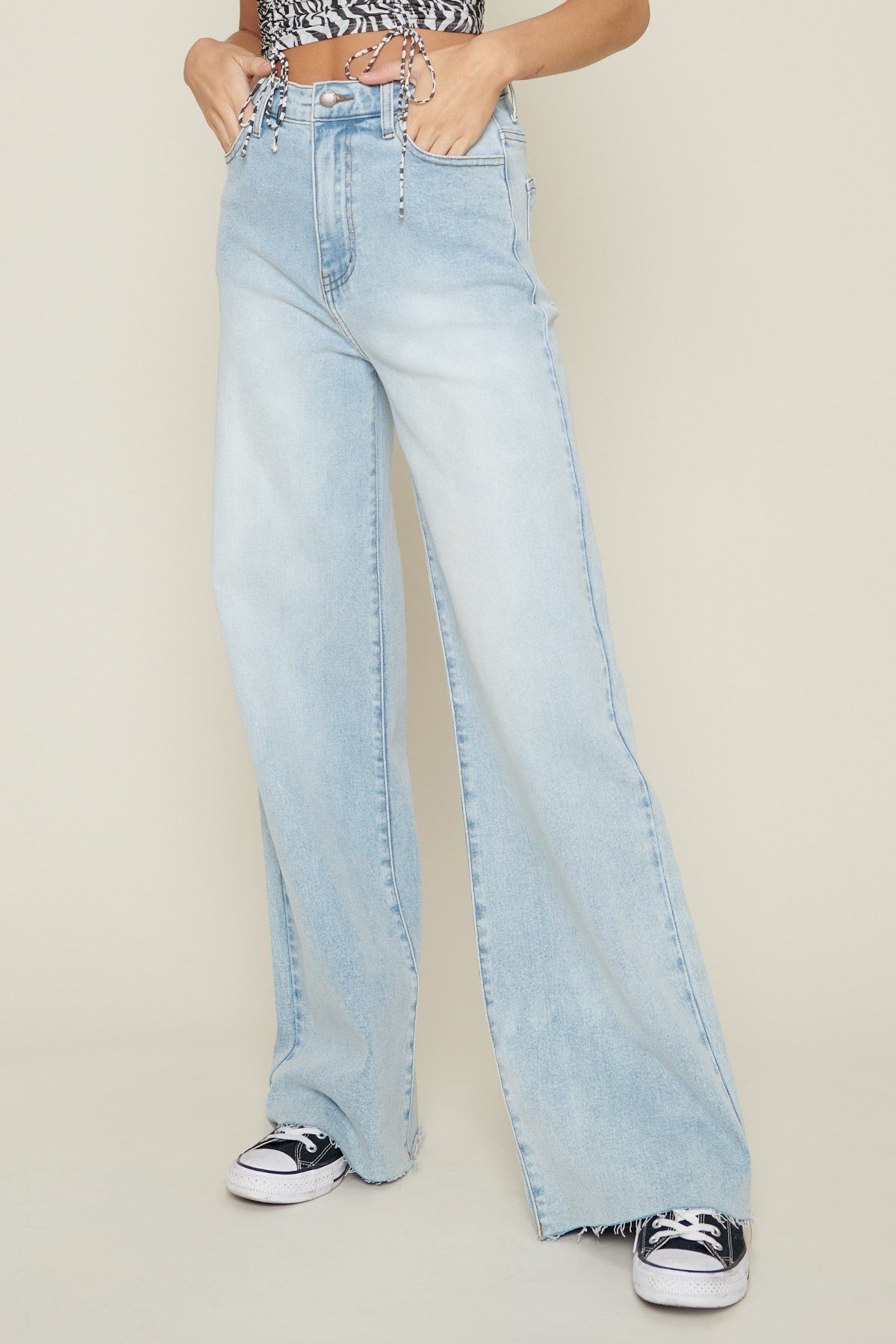 PANTALON WIDE LEG CLARO HIGH WAISTED