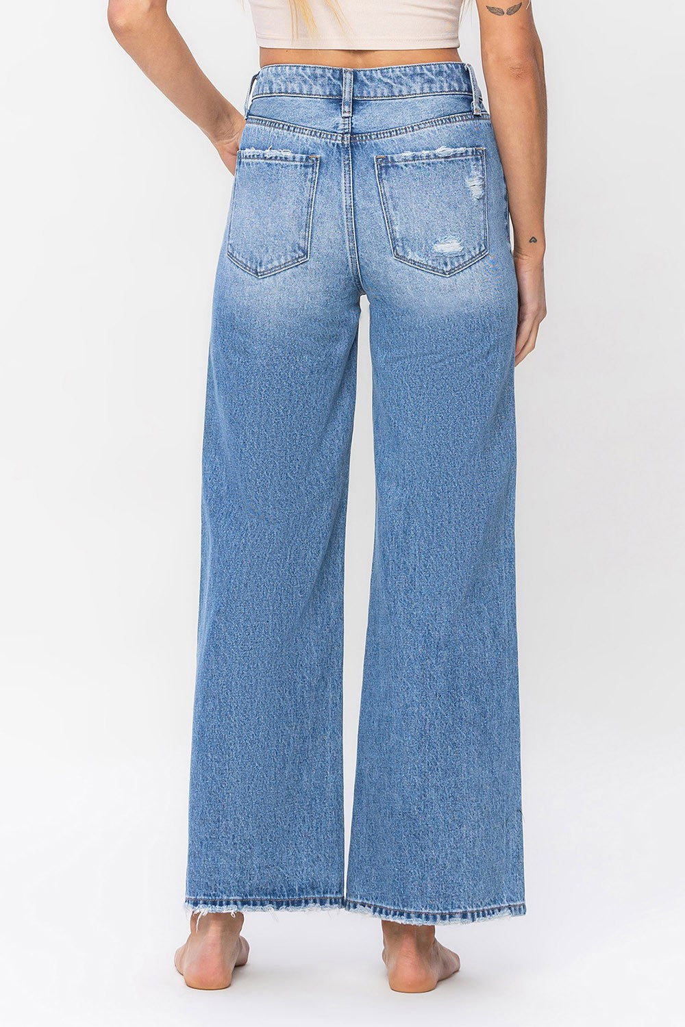 90'S JEANS HIGH WAISTED