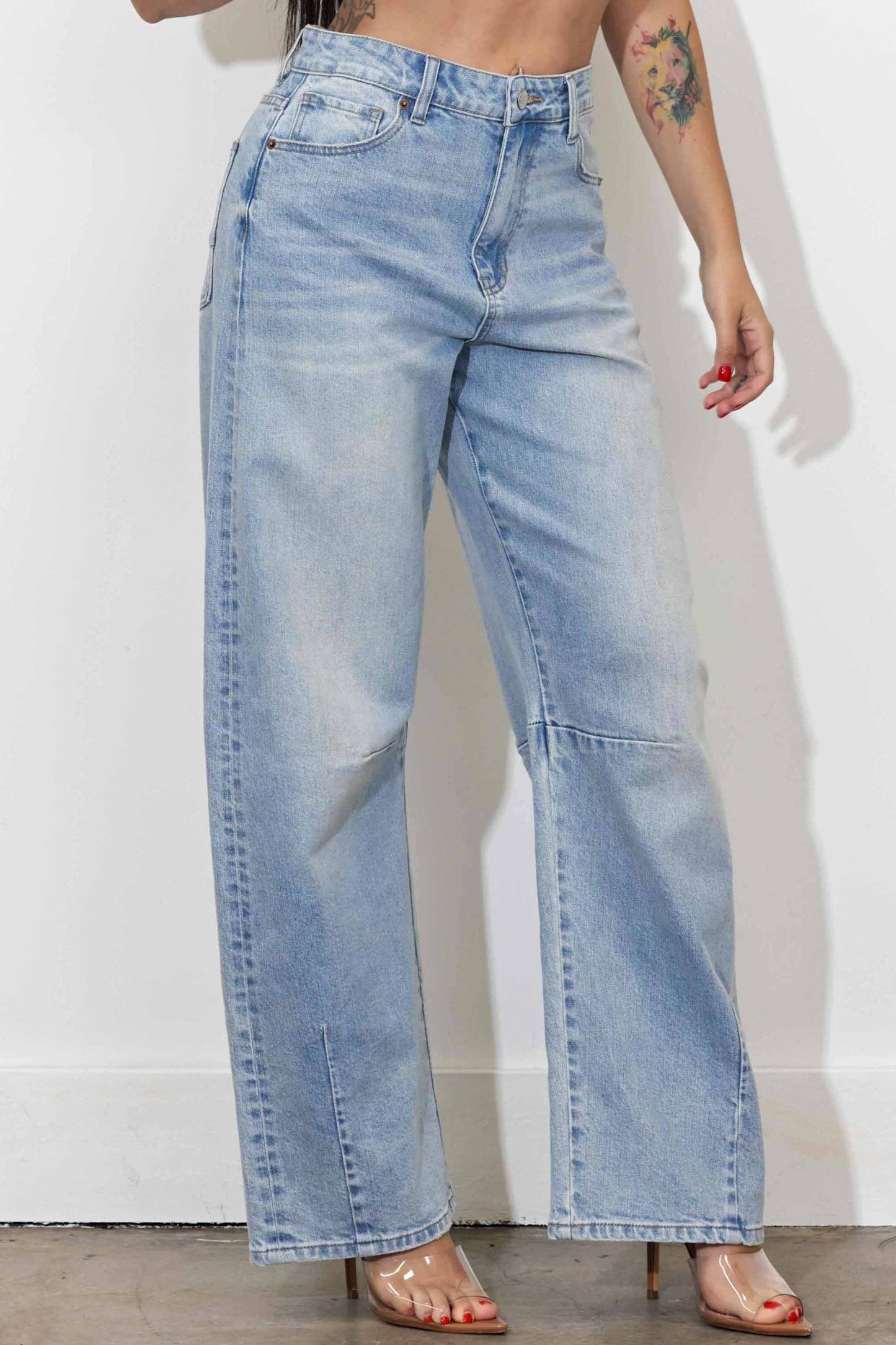 PANTALON BAGGY HIGH WAISTED