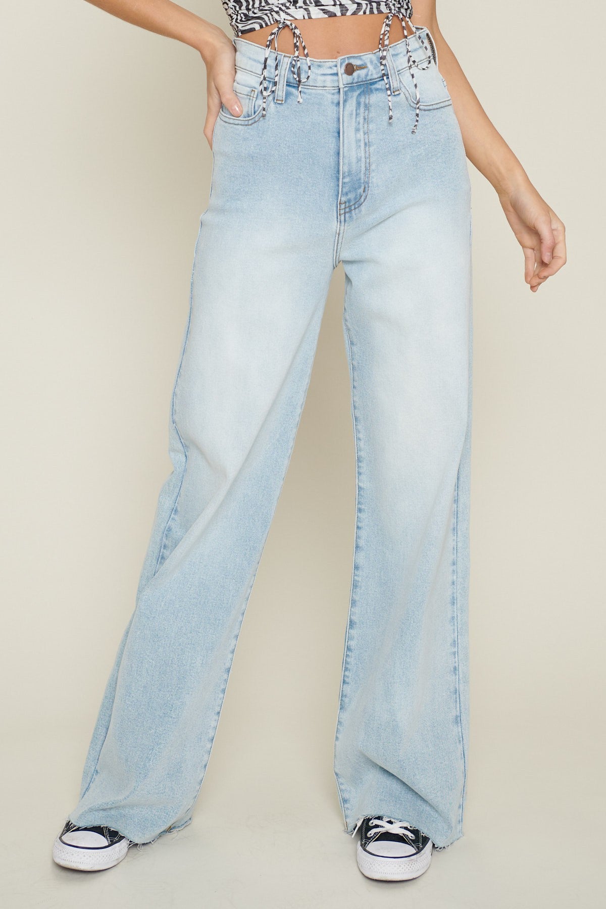 PANTALON WIDE LEG CLARO HIGH WAISTED
