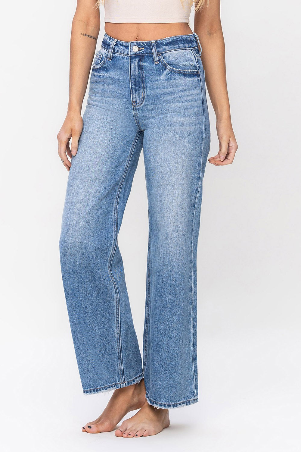90'S JEANS HIGH WAISTED