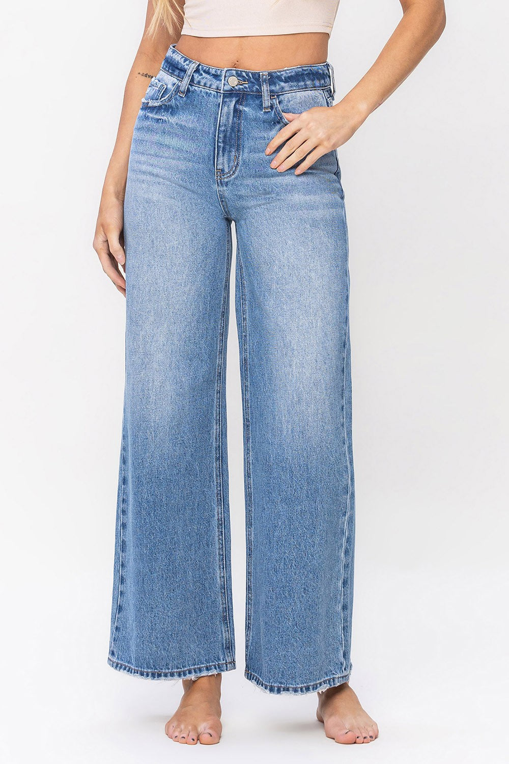 90'S JEANS HIGH WAISTED
