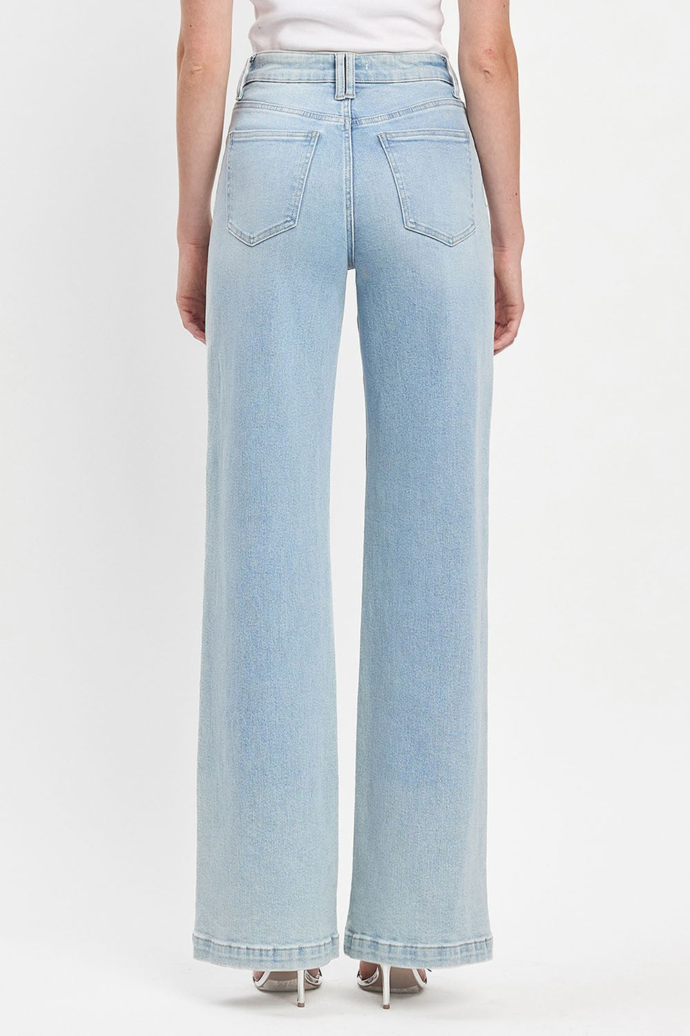 JEANS WIDE LEG HIGH WAISTED