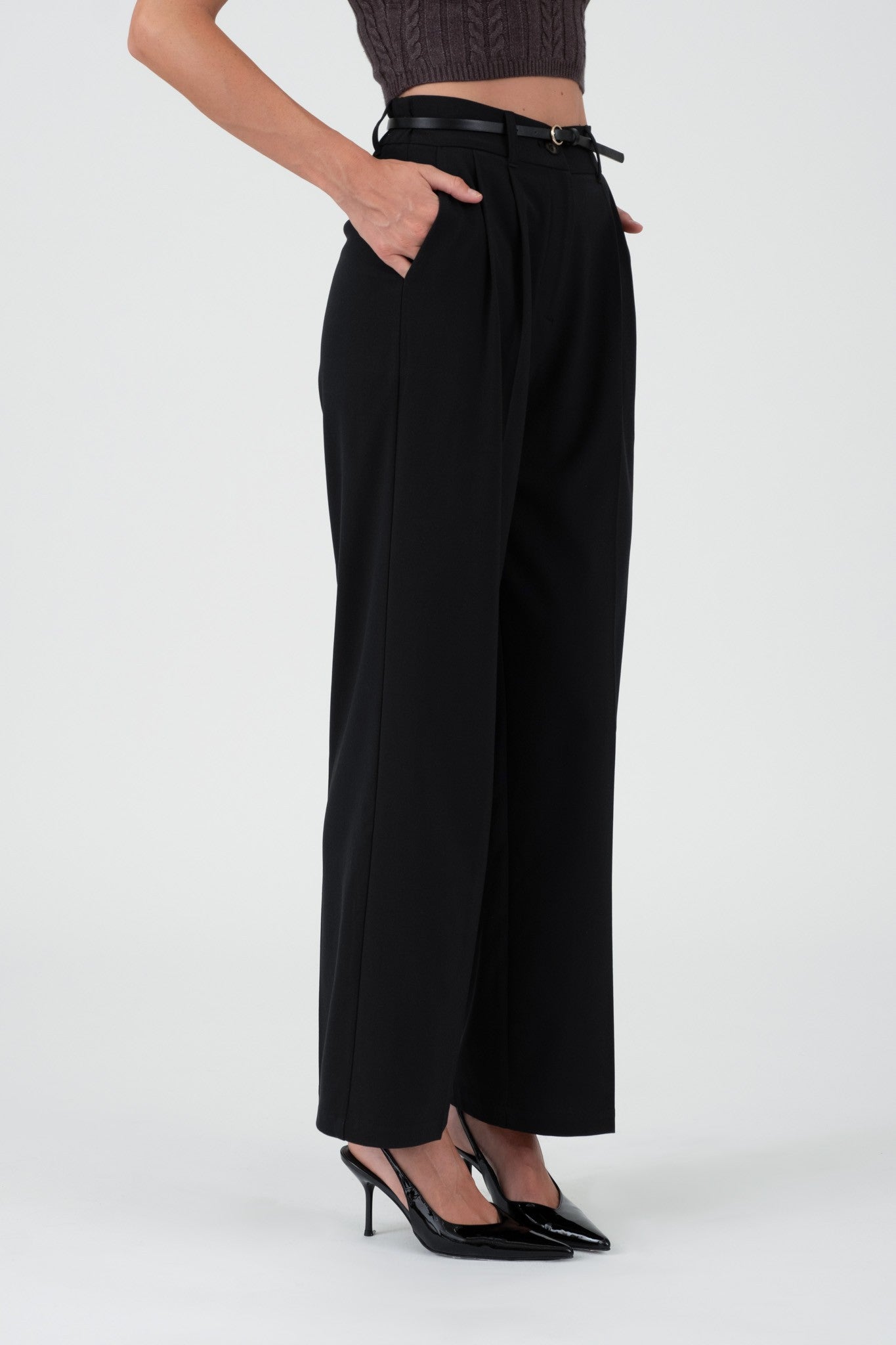 PANTALON WIDE LEG DE VESTIR