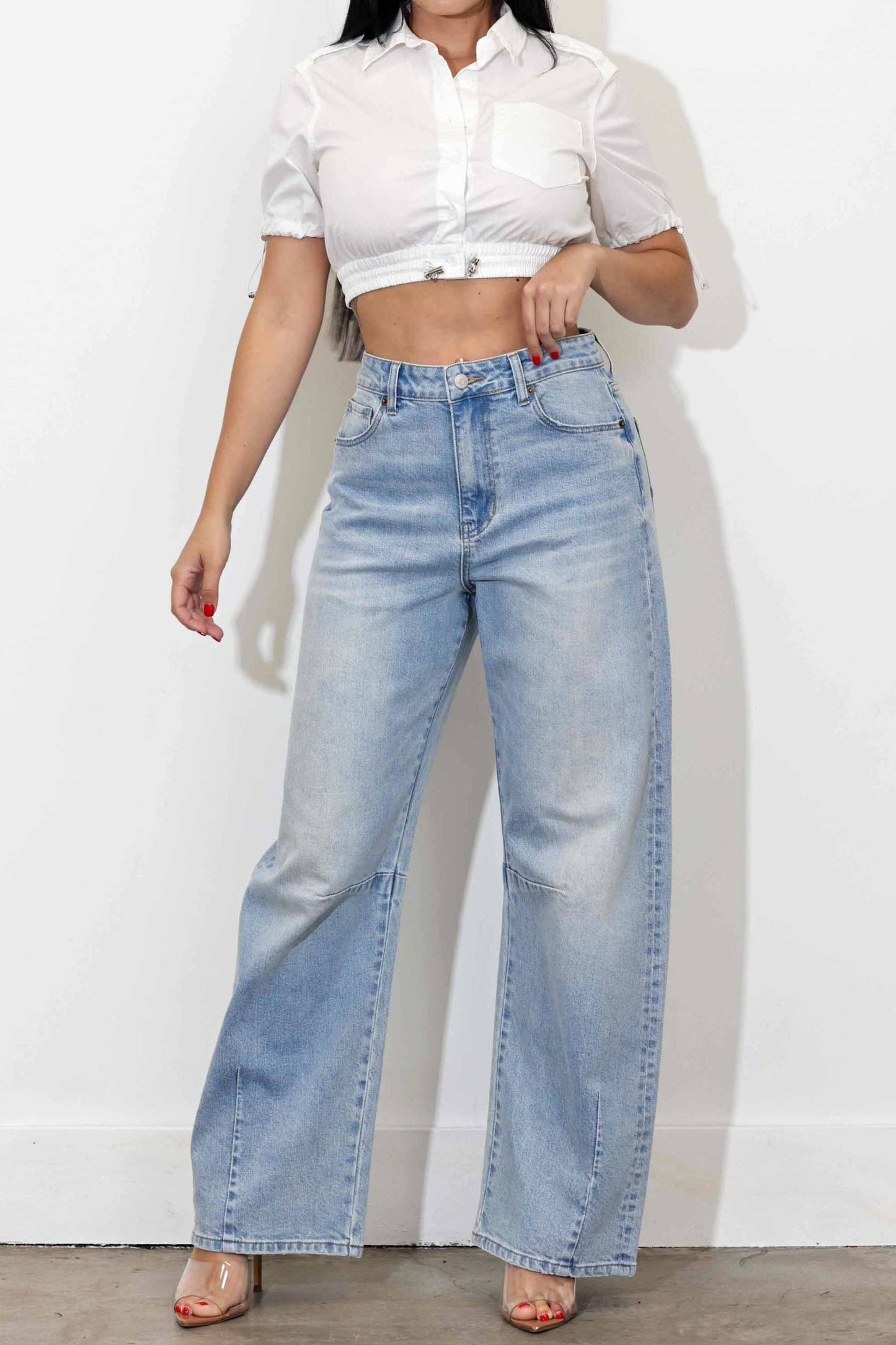 PANTALON BAGGY HIGH WAISTED