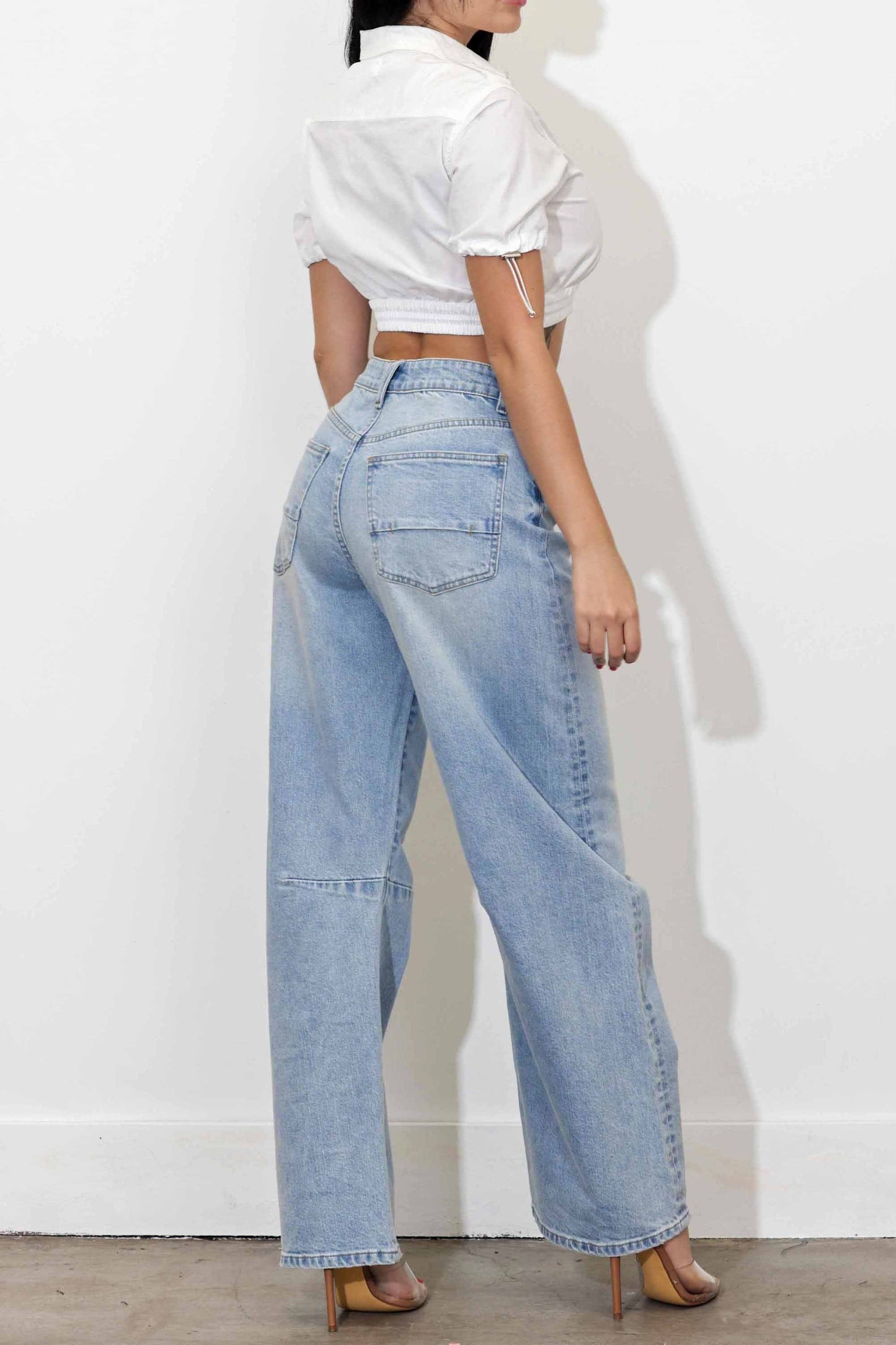 PANTALON BAGGY HIGH WAISTED