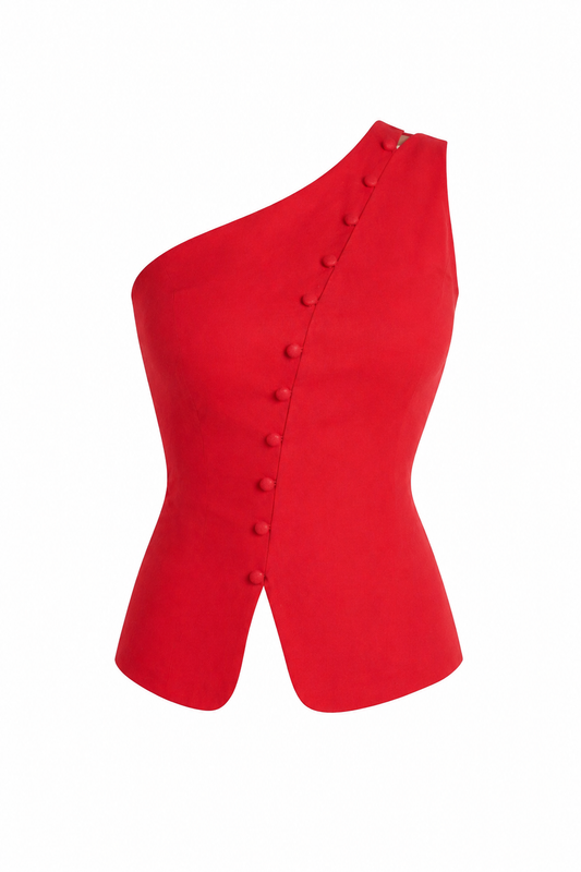 TOP ONE SHOULDER DE LINO