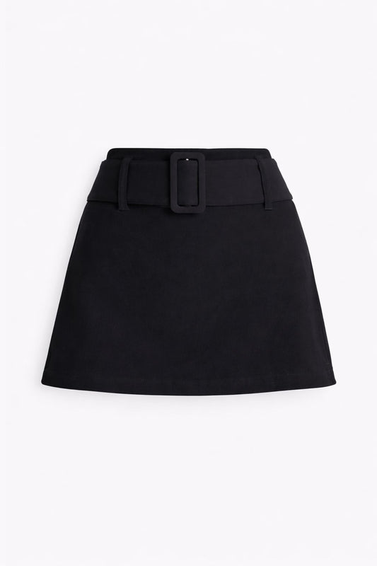 FALDA CON CINTO GRUESO